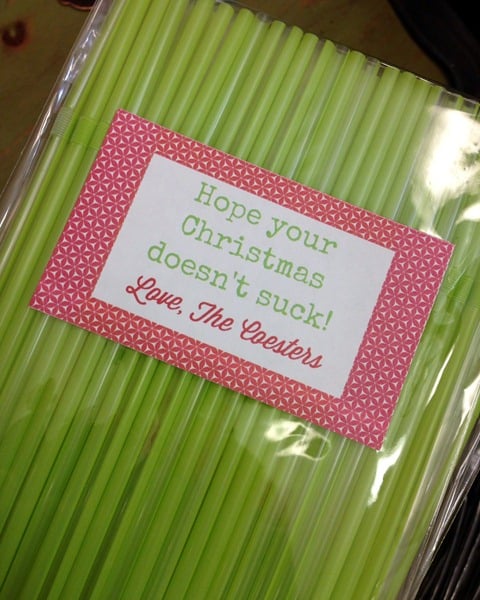 Straws (And A Clever Tag!)
