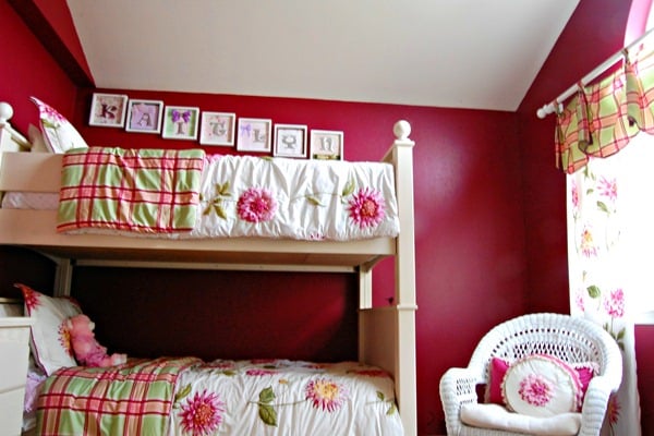 Favorite Paint Colors red girls room