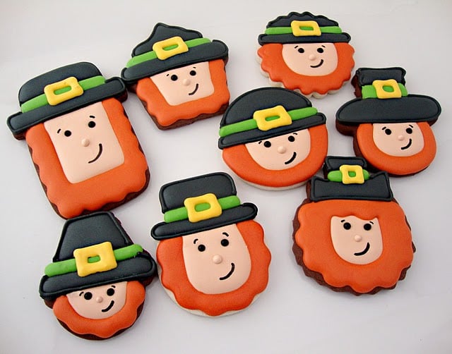 Lots and Lots of Leprechaun cookies for St. Patrick's Day by Sweet Sugarbelle