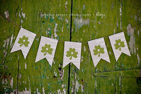 Lucky Banner for St. Patrick's Day by Simple As That Blog