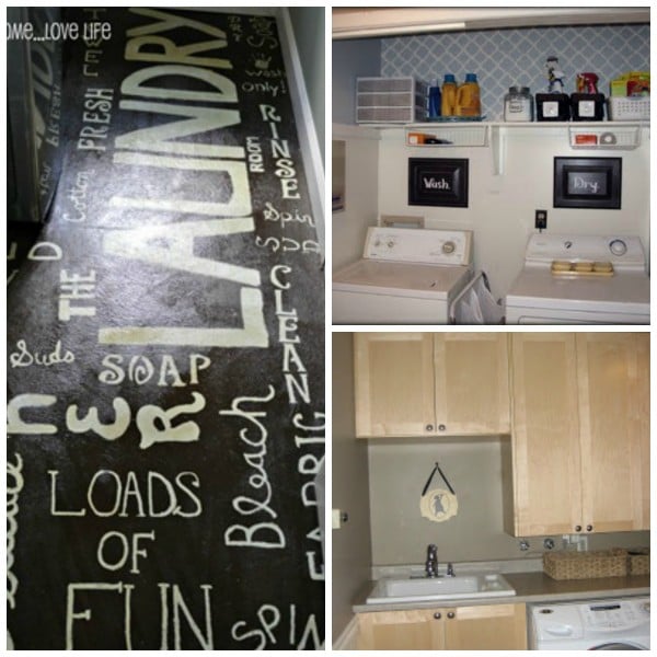 beautiful and organized laundry room updates
