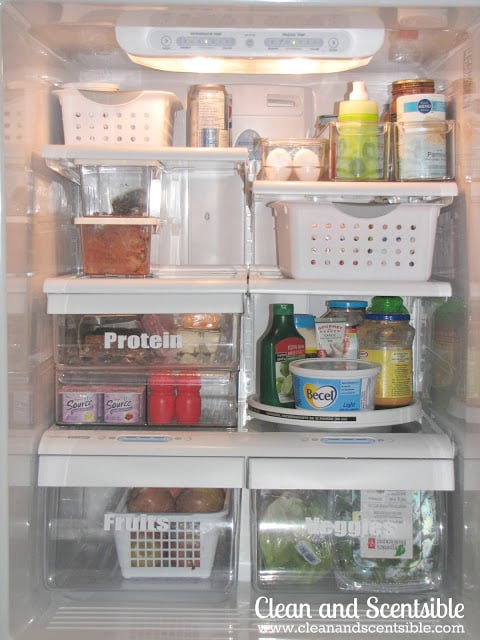 organized fridge ideas