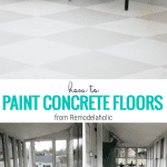 How To Paint Concrete Floors, A Tutorial From Remodelaholic