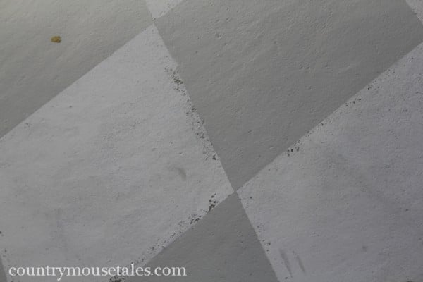 let your painted concrete floor cure properly