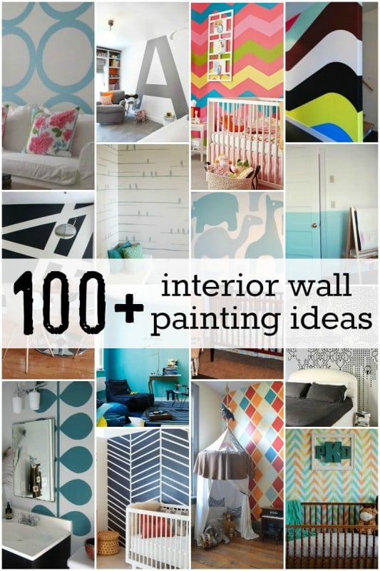 100 interior wall painting ideas at Remodelaholic.com #painting #walls #design #inspiration