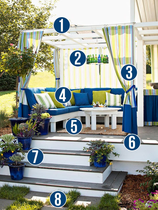 Get This Look - Cozy Outdoor Room - 8 tips from Remodelaholic