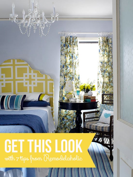 Get This Look - Patterned Master Bedroom