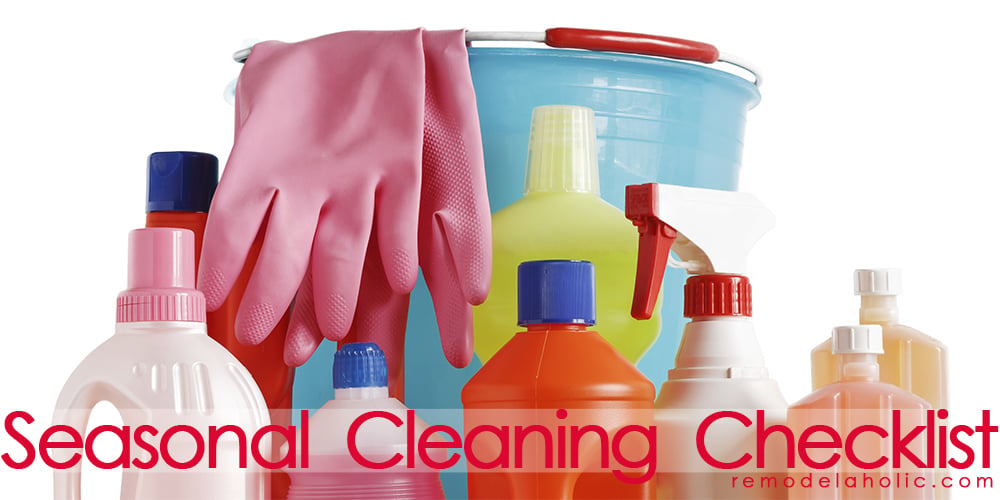 Seasonal Cleaning Checklist