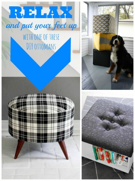 diy ottomans for the home | remodelaholic.com