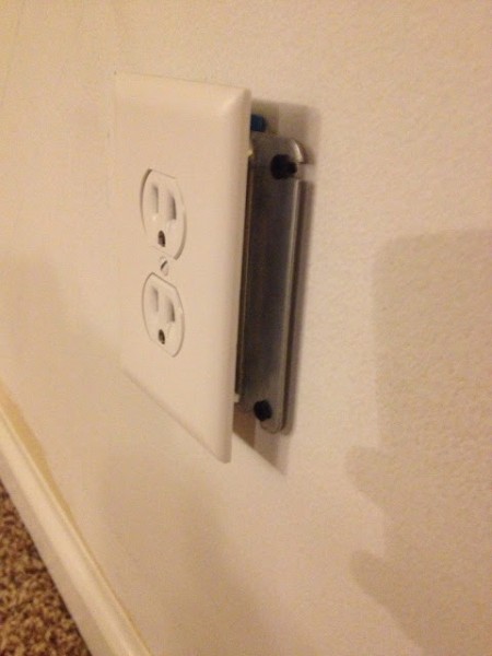 use a mud ring to make outlets flush with installed wall treatment