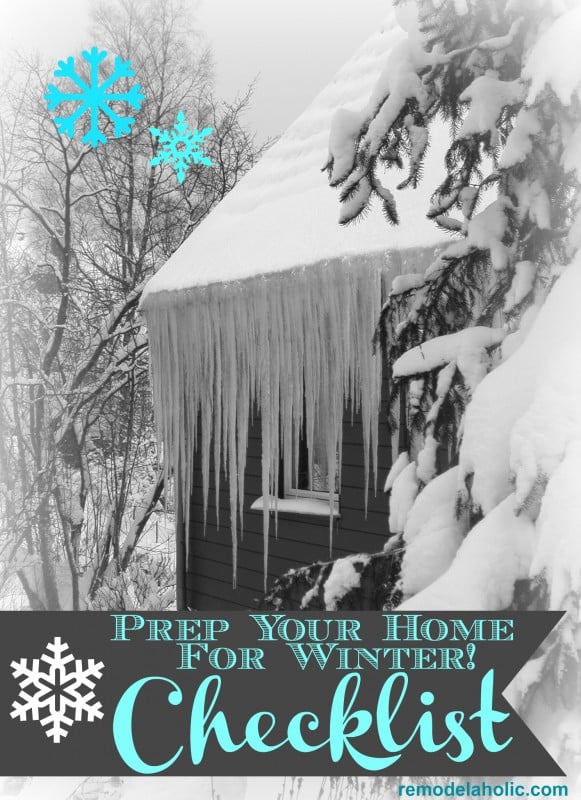 Winter home checklist