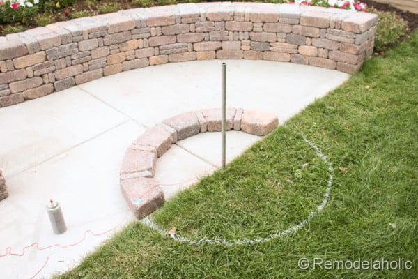 fire pit kit how to from Remodelaholic