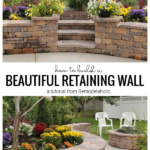 How To Build A Retaining Wall For Your Backyard, A Tutorial From Remodelaholic
