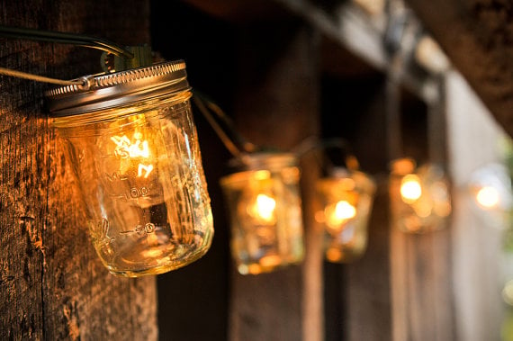 5 Ways to Turn Your Mason Jars Into Lights