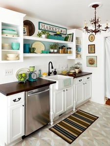 Get This Look - Luxury and Style in a Small Kitchen - Tips from Remodelaholic