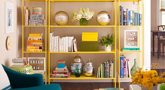 Get This Look: Stylish Library of Open Shelving