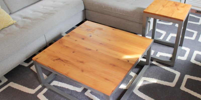 Build A Modern Coffee Table and Matching End Tables