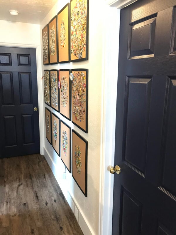 How to Decorate a Hallway: Disney Pin Collection Display