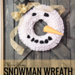 Super Easy Snowman Wreath Tutorial From Remodelaholic