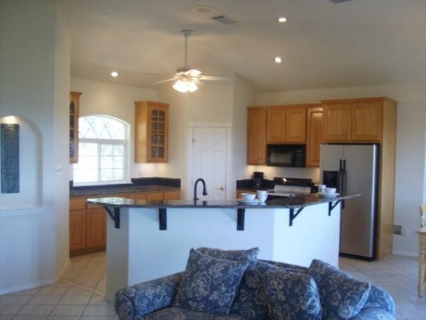builder grade kitchen before, The Rozy Home featured on Remodelaholic