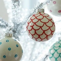 scallop ornaments