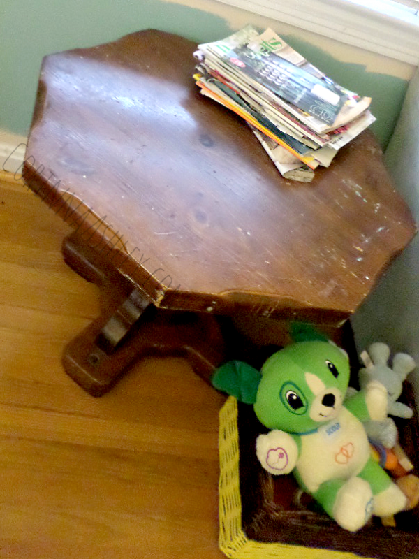 vintage octagon table, For My Love Of featured on Remodelaholic