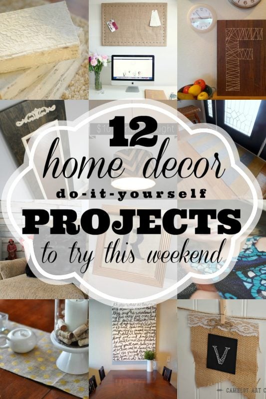 12 Home Decor DIYs to try this weekend via Remodelaholic.com
