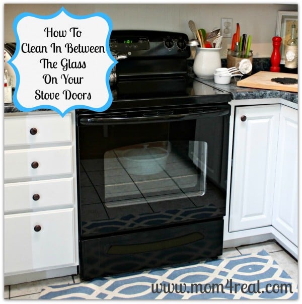 Clean in between the glass on your oven doors ... tons of great cleaning tips and tricks at mom4real.com