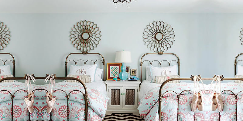 Get This Look: Girls’ Shared Bedroom Symmetry