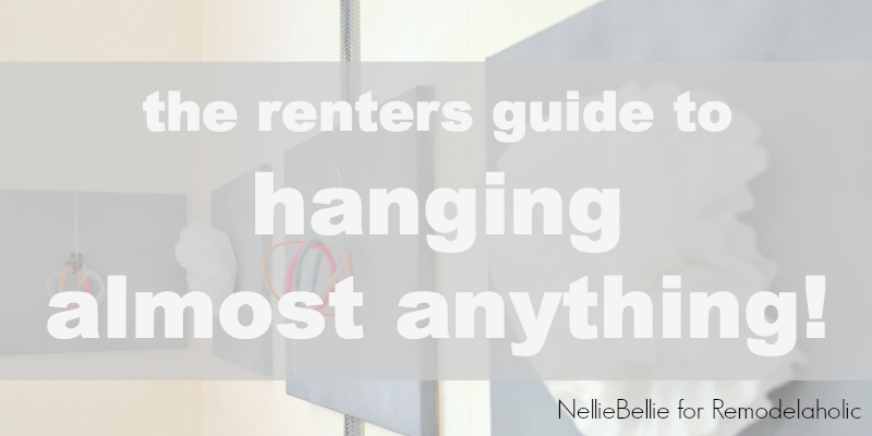 How to Hang Art (And More!) While Renting