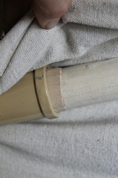 dowel in bracket for camping tent bed, The Ragged Wren on Remodelaholic
