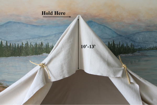 drop cloth camping tent bed, The Ragged Wren on Remodelaholic