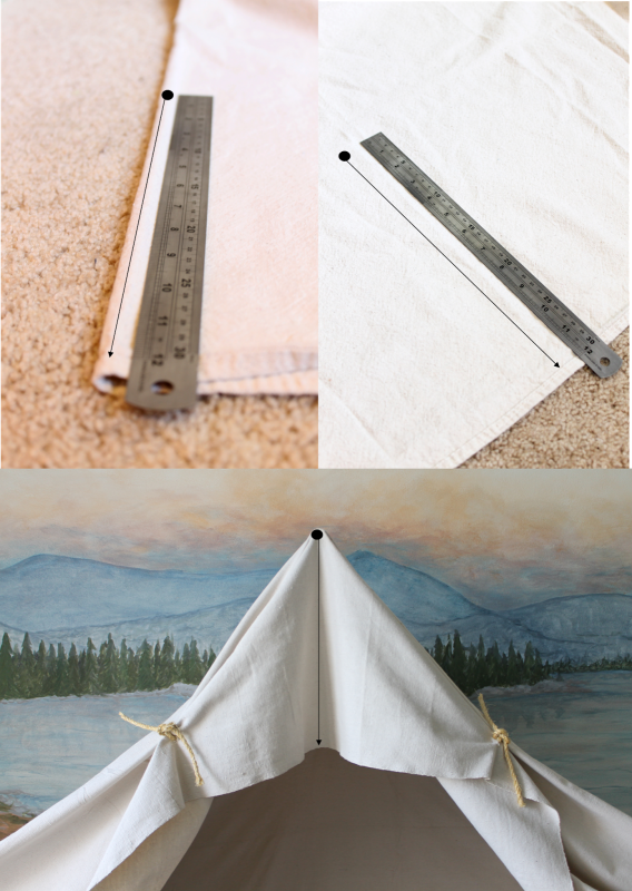 measuring canvas for camping tent bed, The Ragged Wren on Remodelaholic