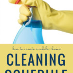 Whole Home Cleaning Schedule From Remodelaholic
