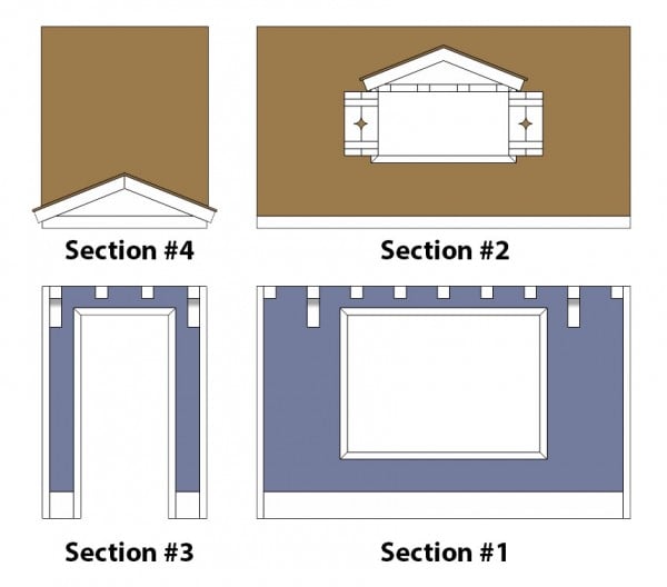 bunk bed playhouse sections