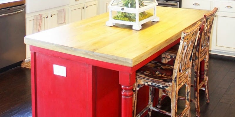 How to Create Faux Reclaimed Wood Countertops