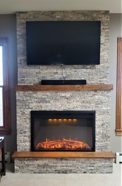 Diy Stone Fireplace, Boxwood Design Co Featured On Remodelaholic