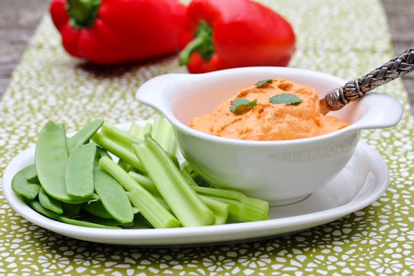 Roasted Red Pepper and Caramelized Onion Dip