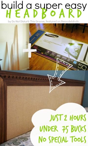 How to Build an Easy Headboard in 2 Hours with No Special Tools, Do Not Disturb This Groove on Remodelaholic