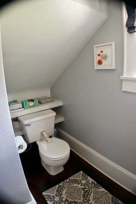 complete bathroom remodel 11, Seesaws and Sawhorses on Remodelaholic