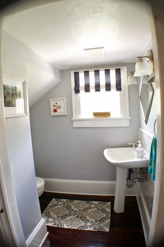 complete bathroom remodel 12, Seesaws and Sawhorses on Remodelaholic
