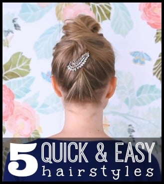 5 Quick and Easy Hairstyles