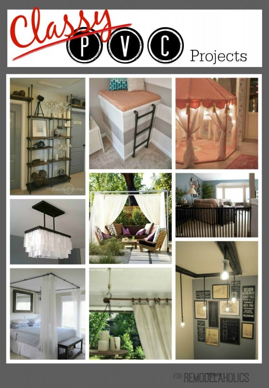 10 PVC Projects that Look Like Designer Pieces #PVC #industrialdecor #budgetfriendly