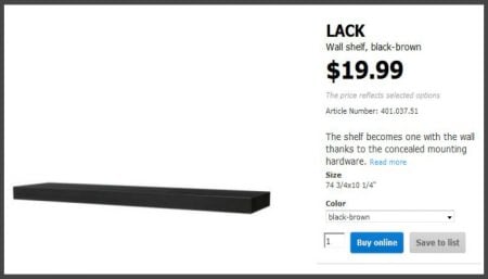 Ikea Lack Shelf