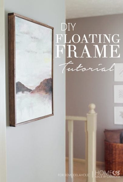 DIY Floating Frame Tutorial