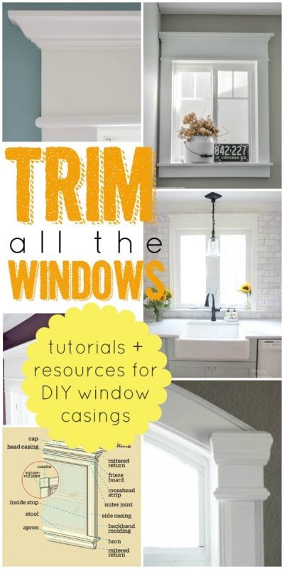 The Best Tutorials and Resource to Help You Trim Your Windows via Remodelaholic