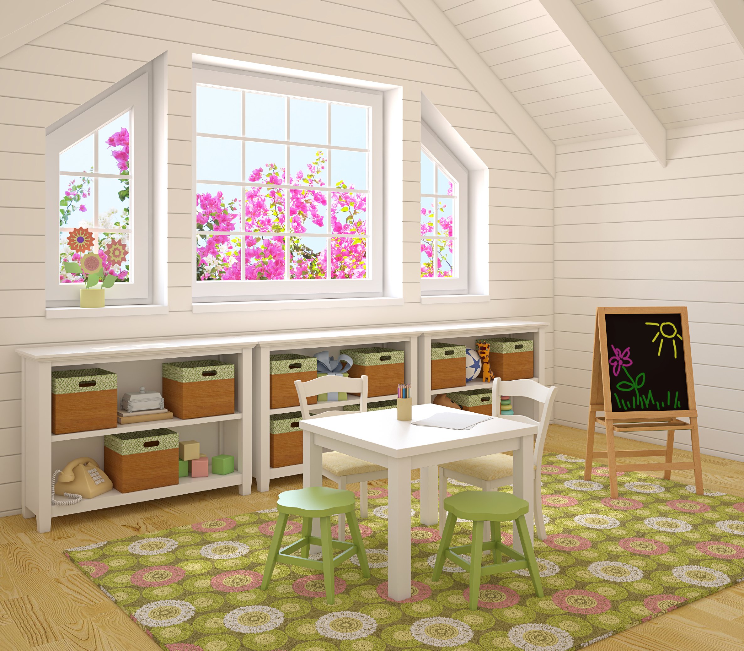 12 Fun and Functional Playroom Ideas