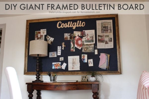 giant framed bulletin board