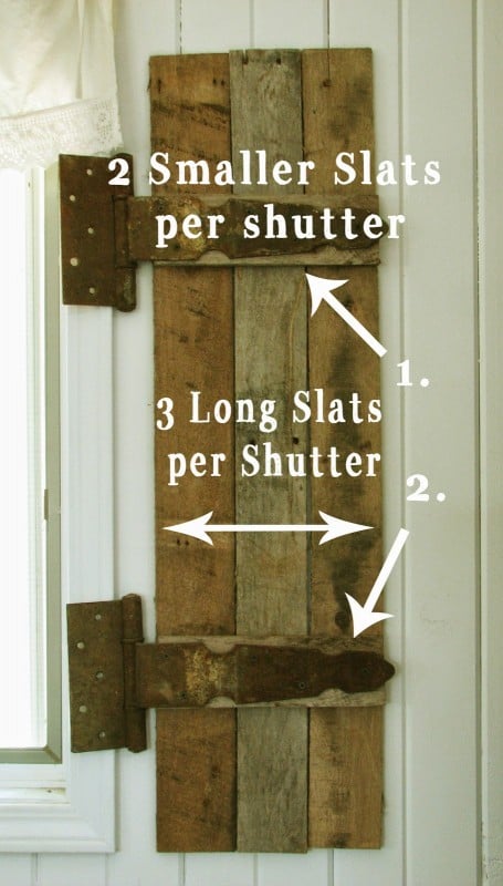 how to build shutters from pallets, Prodigal Pieces on Remodelaholic