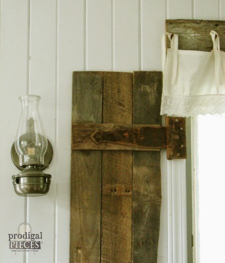 interior barn wood shutter tutorial, Prodigal Pieces on Remodelaholic